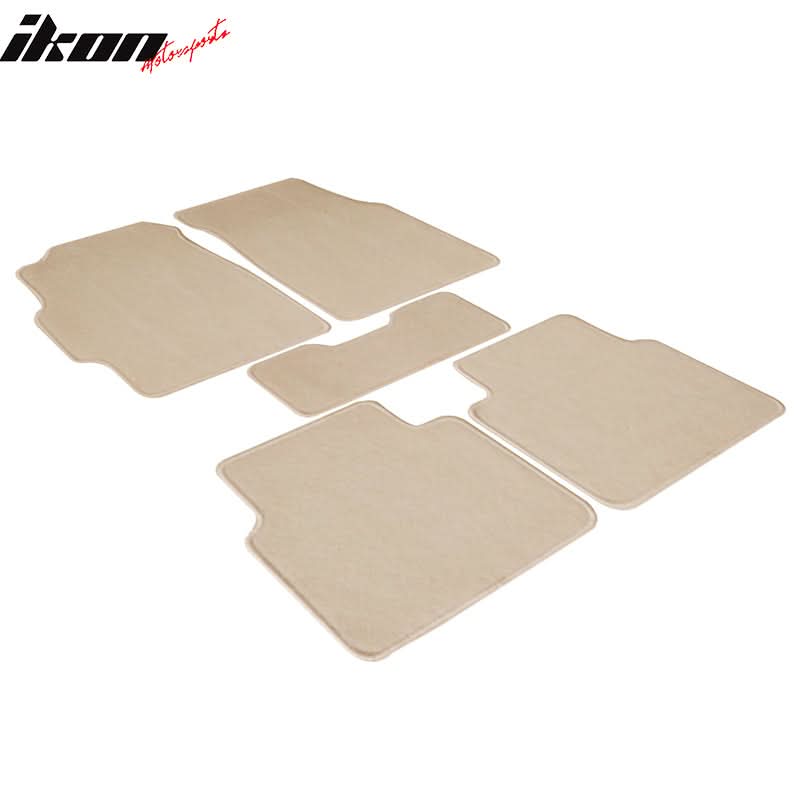 Car Floor Mat for 1994-2001 Acura Integra Beige Carpet 5PC Nylon