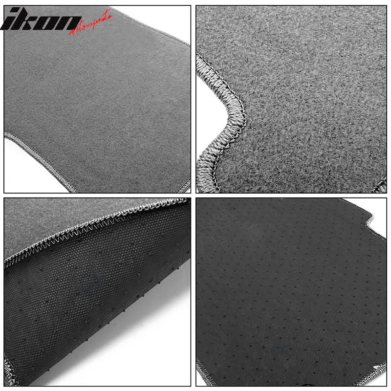 Car Floor Mat for 2000-2007 Ford Focus Gray 4PCS Anti-Slip  Nylon