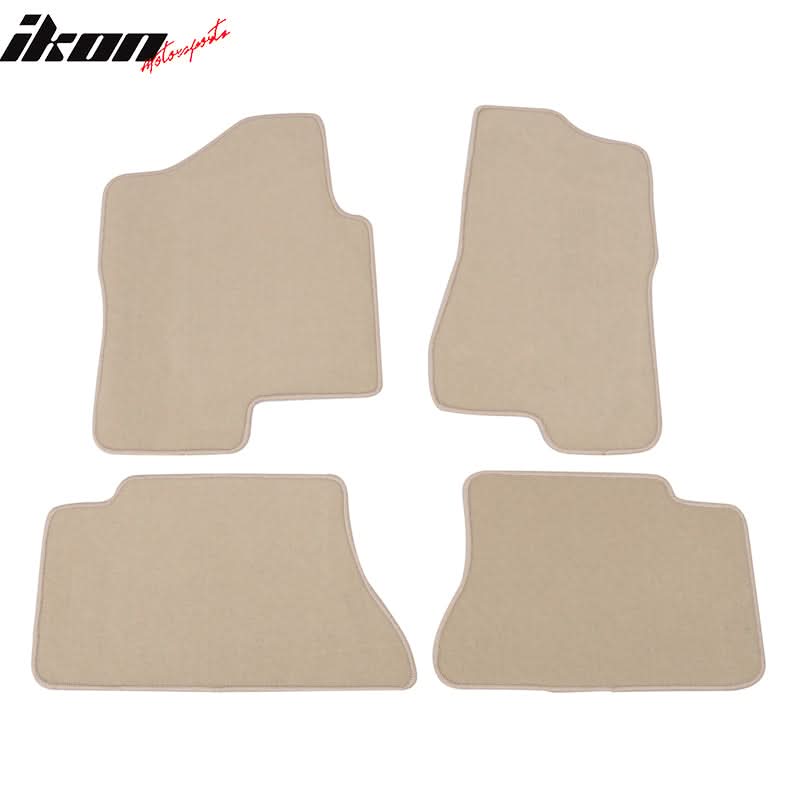 Car Floor Mat for 1999-2006 Chevrolet Silverado 1500 Crew Cab Beige