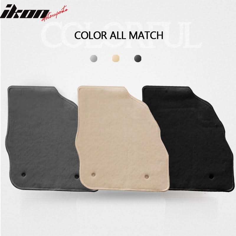 Car Floor Mat for 2010-2013 Mazda 3 Beige Carpet 4PC Nylon