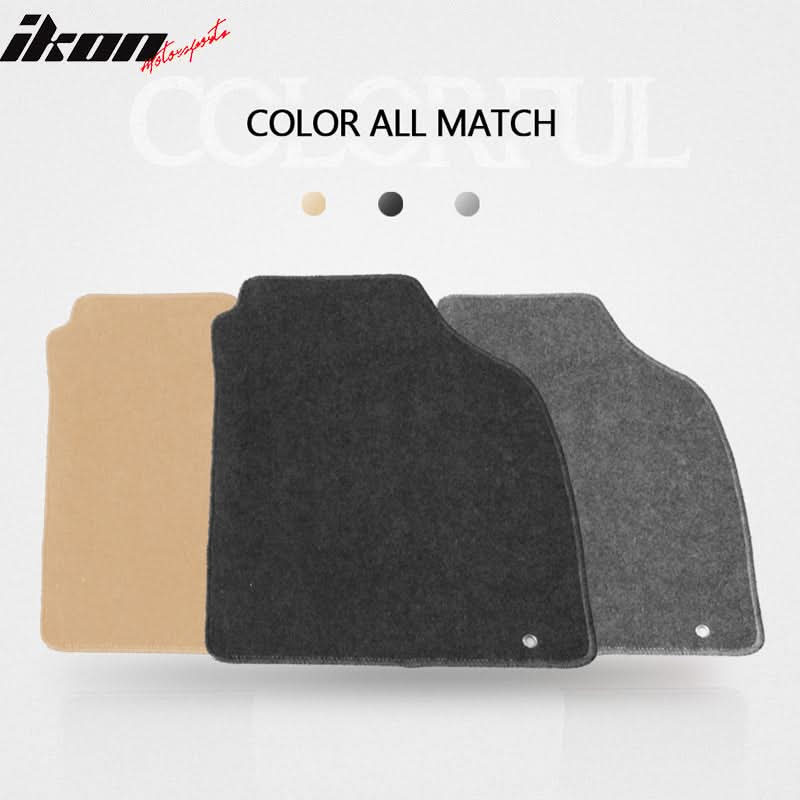 Car Floor Mat for 2001-2006 Acura MDX Black Carpet 3PC Nylon