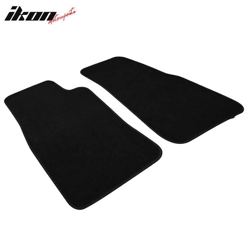 Car Floor Mat for 1996-2002 Ford Ranger Black Carpets Nylon 2Pc