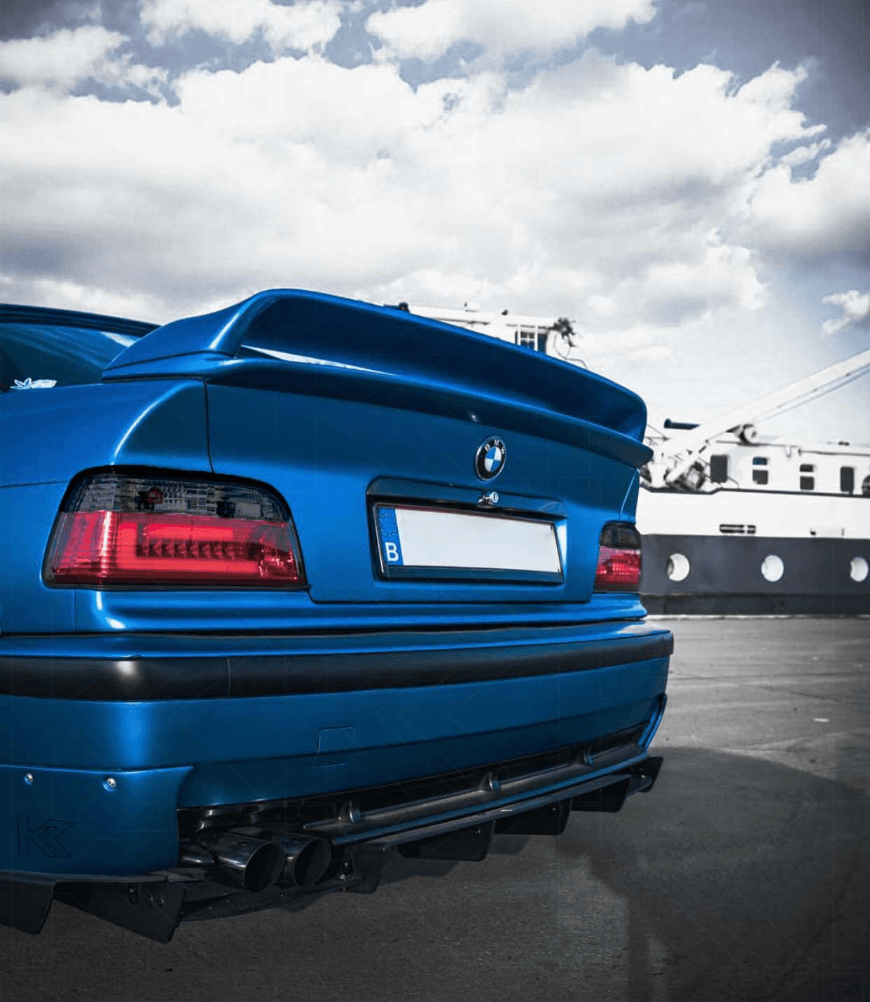 BMW E36 Coupe/Convertible JDM Red/Smoke LED BAR Tail Lights(1991-1998)