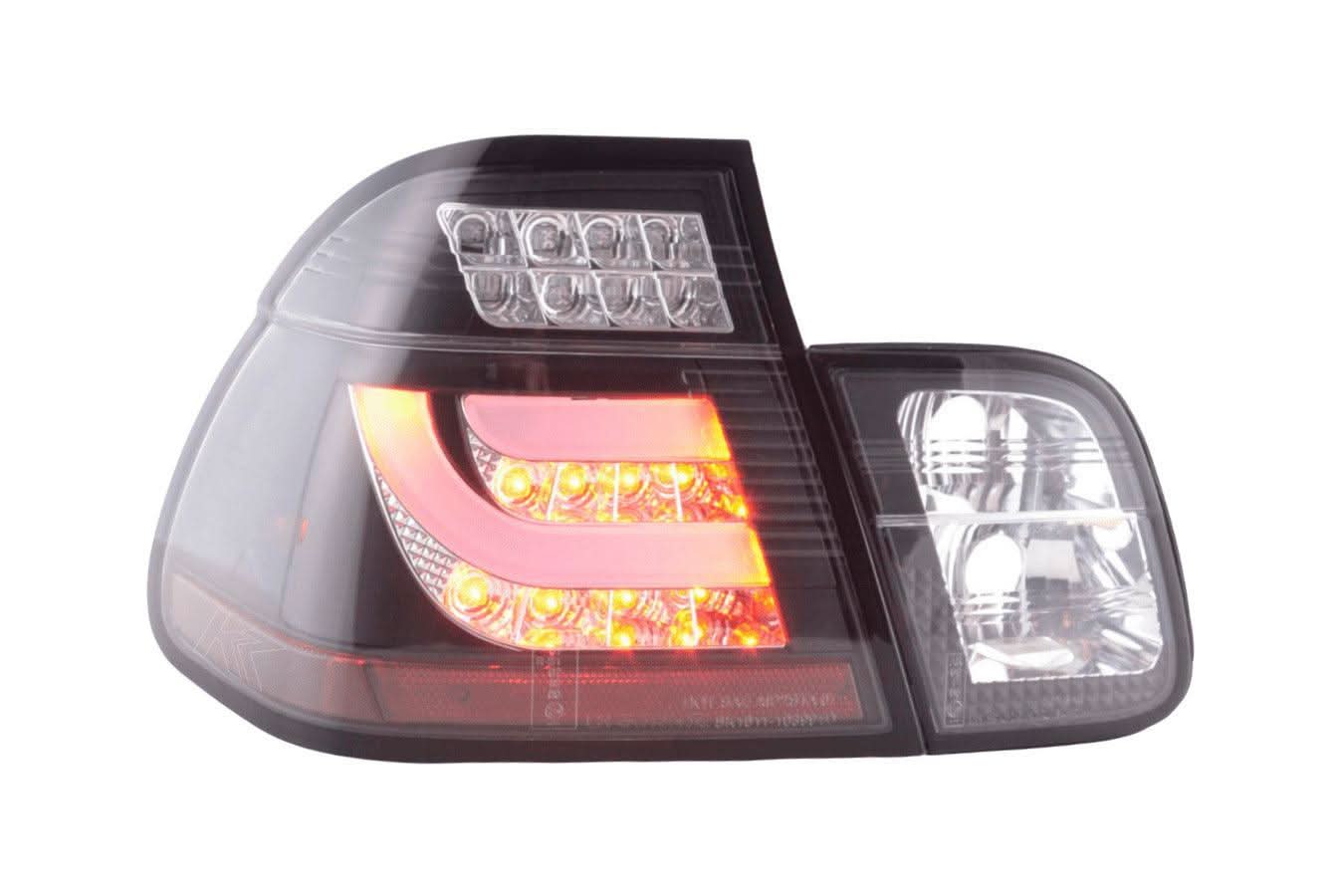 E46 Sedan LED Bar Black Tail Lights (02-05)