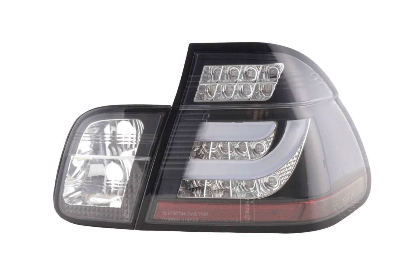 E46 Sedan LED Bar Black Tail Lights (02-05)