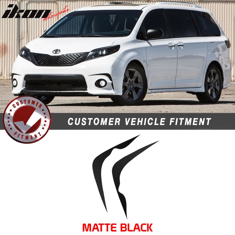 2011-2016Â Toyota Sienna SE Pre Cut Front Bumper Vinyl Accent Trim