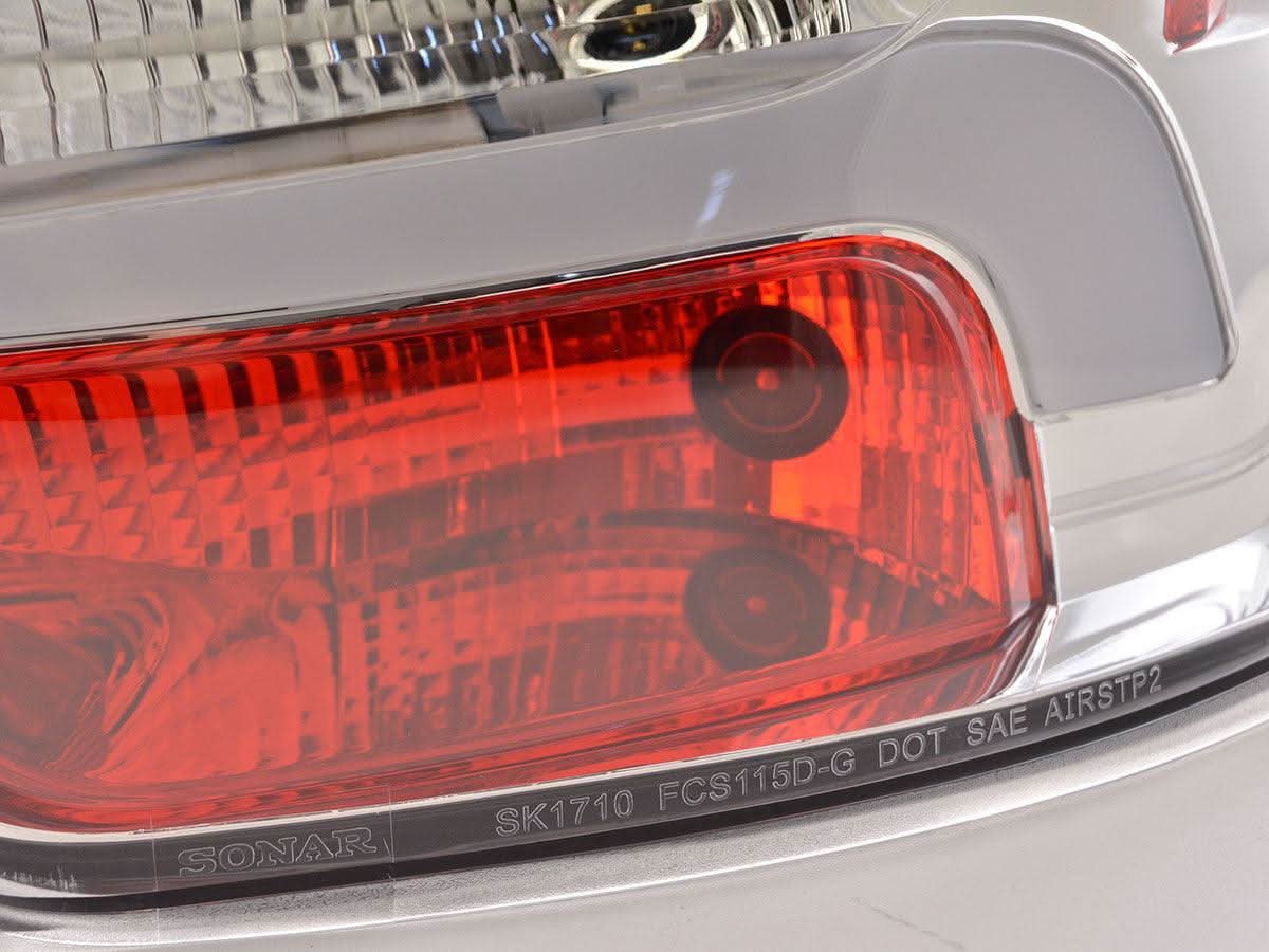 Ford Focus 3 (C346) Chrome Clear LED Lightbar Taillights Set (2010-2014)