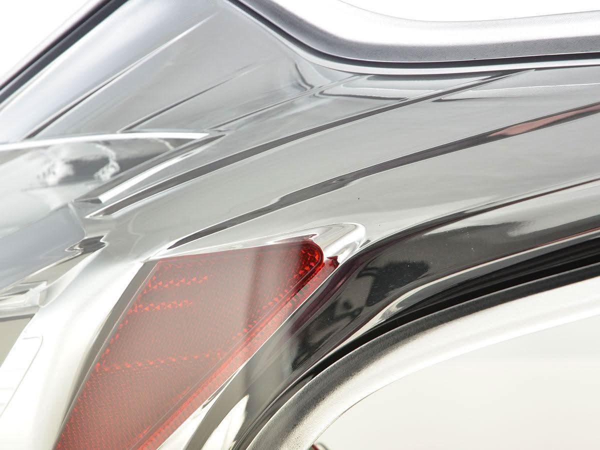 Ford Focus 3 (C346) Chrome Clear LED Lightbar Taillights Set (2010-2014)