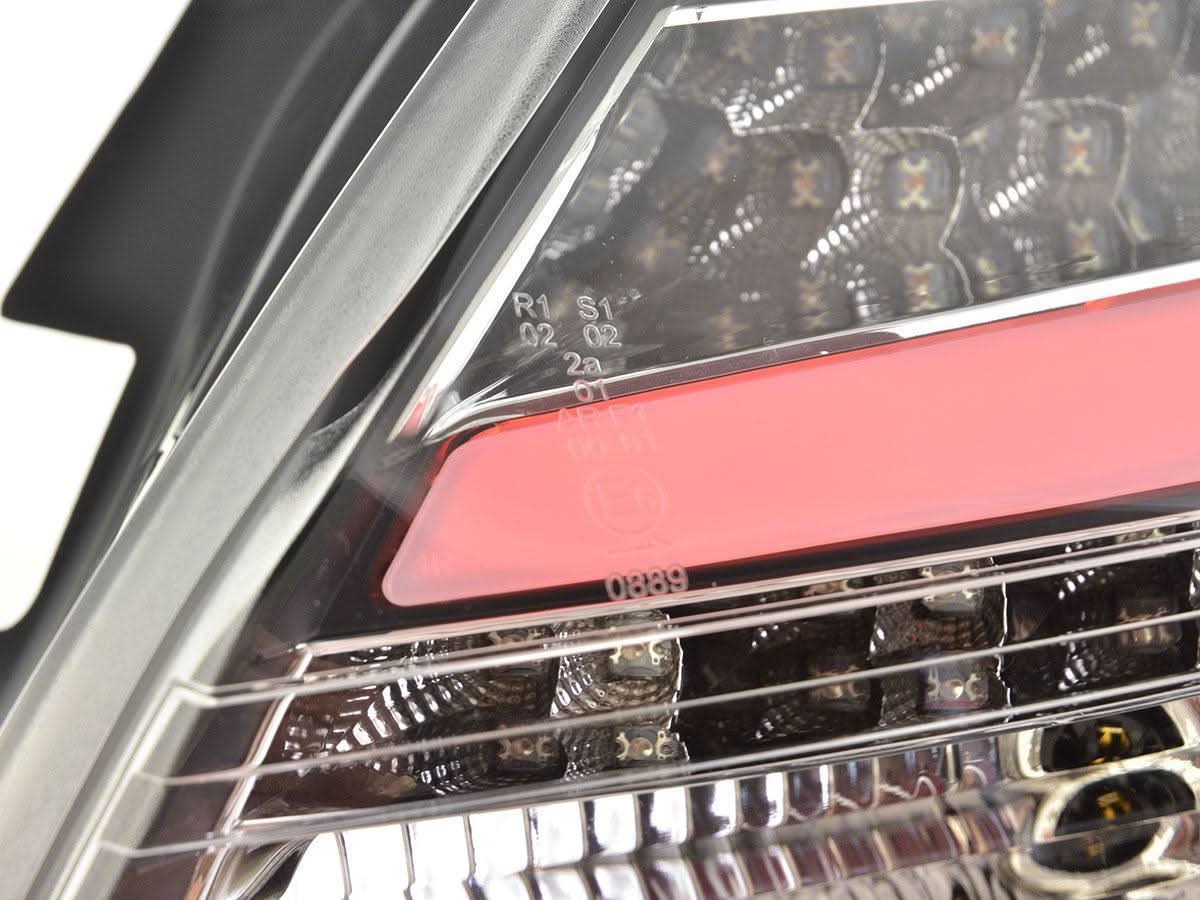 Ford Focus 3 (C346) Hatchback Black Clear LED Taillights Set (2011 - 2014)