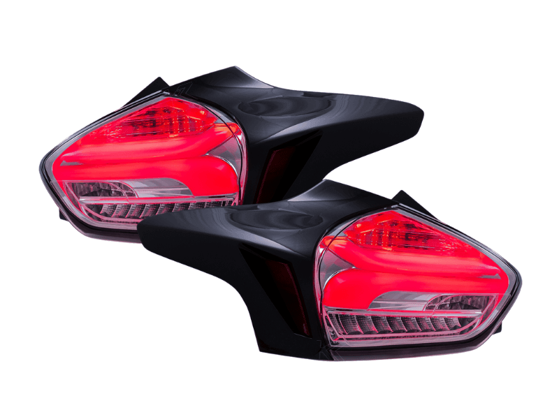 Ford Focus 3 (C346) Hatchback BlackLine LED Taillights Set (2015-2018)