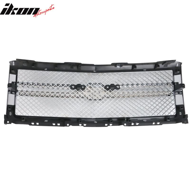 2014-2015 Chevy Silverado 1500 B Style Silver Front Bumper Grille ABS
