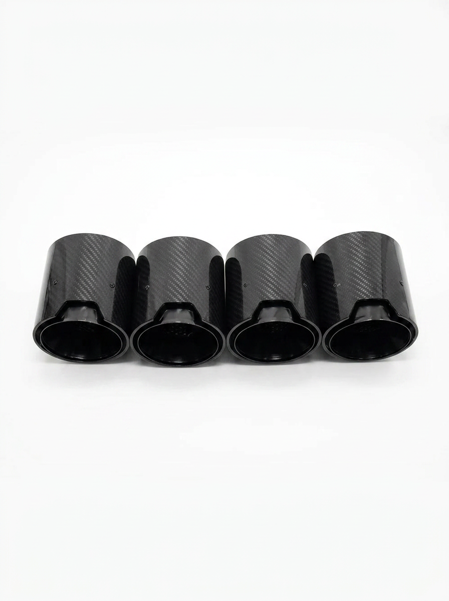 Carbon Fiber Exhaust Tips for BMW | M2 M3 M4 M5 M6 | F & G Series | 60-80mm Inlet | Set of 4