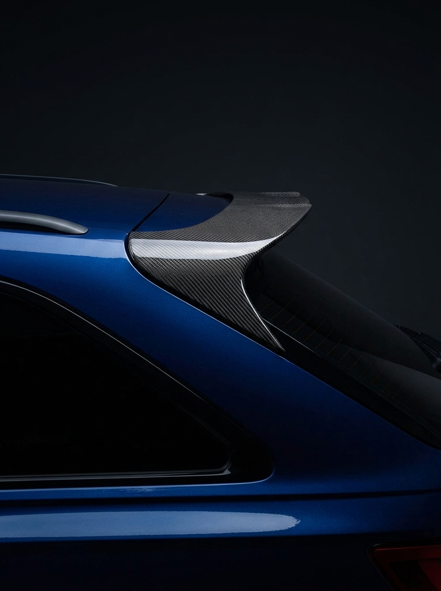2019–2021 Audi RS6 / A6 C8 Avant Single Deck Roof Spoiler – Dry Carbon Fiber