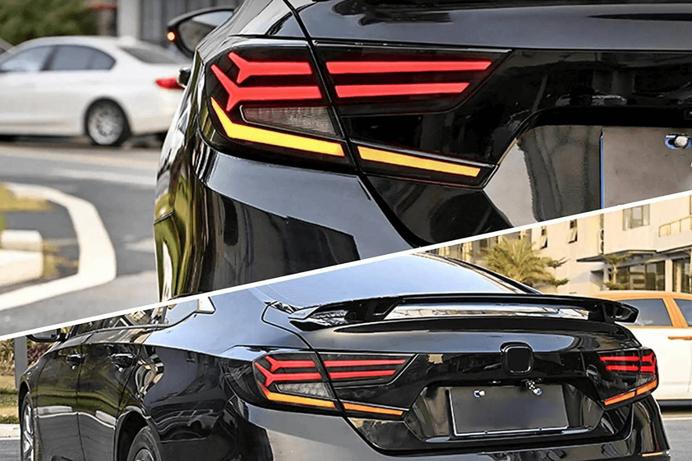 Honda Accord 10th Gen (CV1/CV2/CV3) Pre-Facelift Twin Line LED Tail Lights (2018-2021)