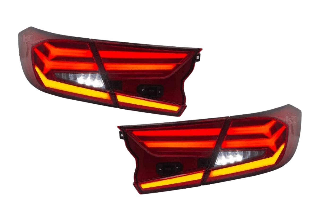 Honda Accord 10th Gen (CV1/CV2/CV3) Pre-Facelift Twin Line LED Tail Lights (2018-2021)