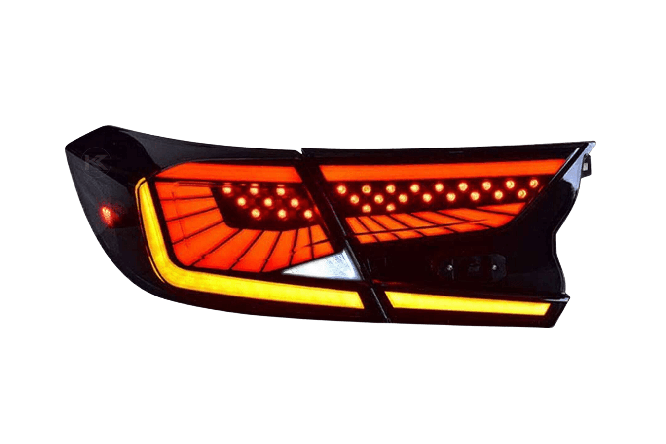 Honda Accord 10th Gen Smoked Dynamic LED Tail Lights (2018-2022)
