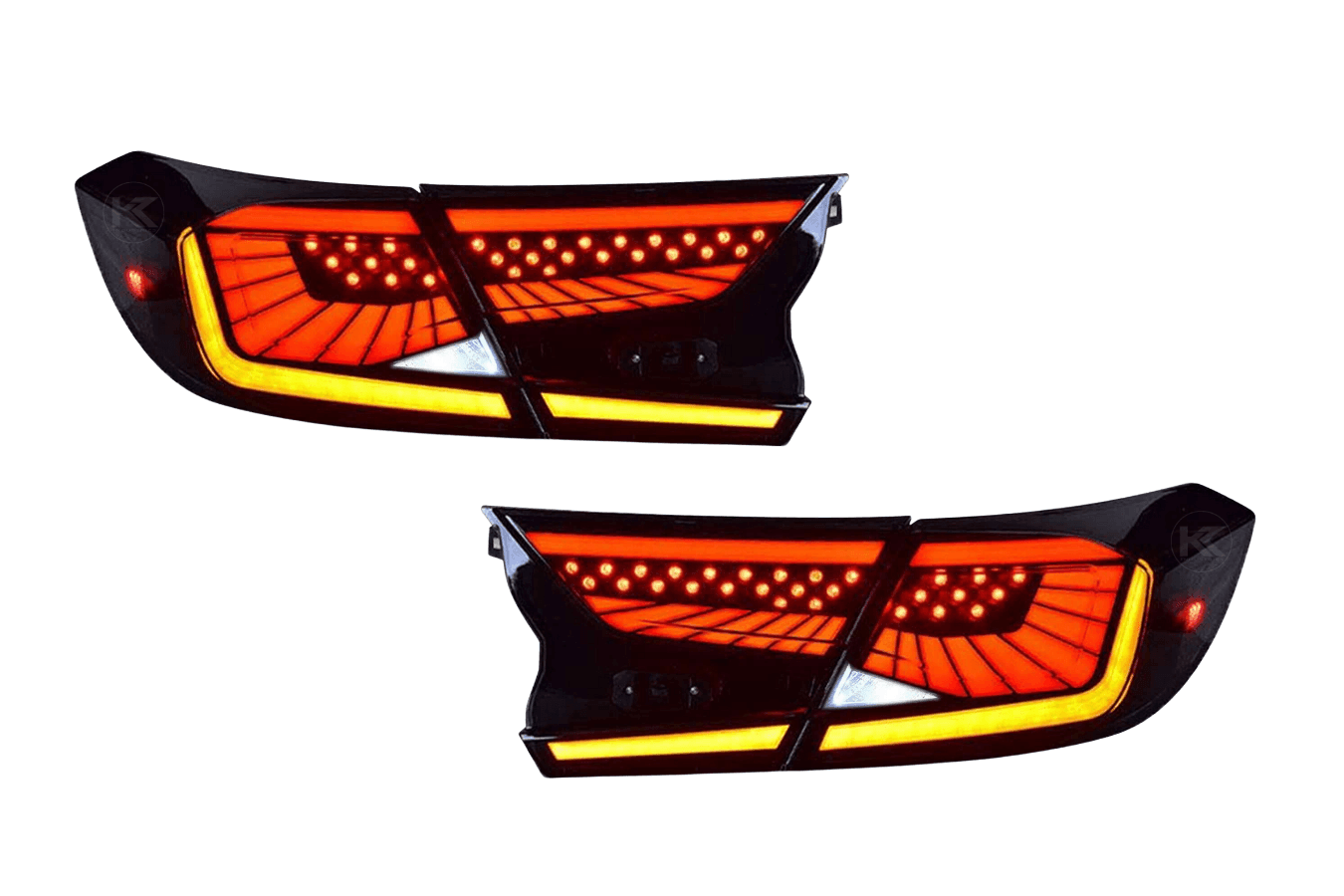 Honda Accord 10th Gen Smoked Dynamic LED Tail Lights (2018-2022)