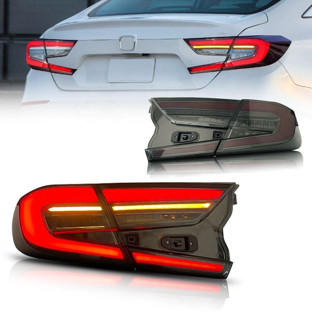 Honda Accord 10th Generation Clear Tail LED Lights (2017-2022)