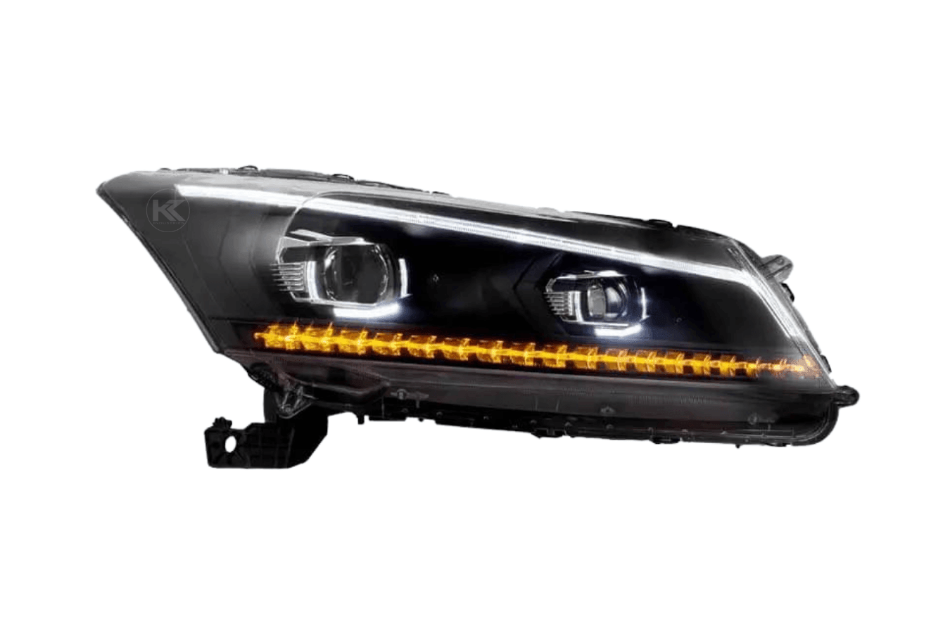 Honda Accord 8th Gen Inspired Black Demon Eyes and Ordinary Projector Headlights (2008-2012)