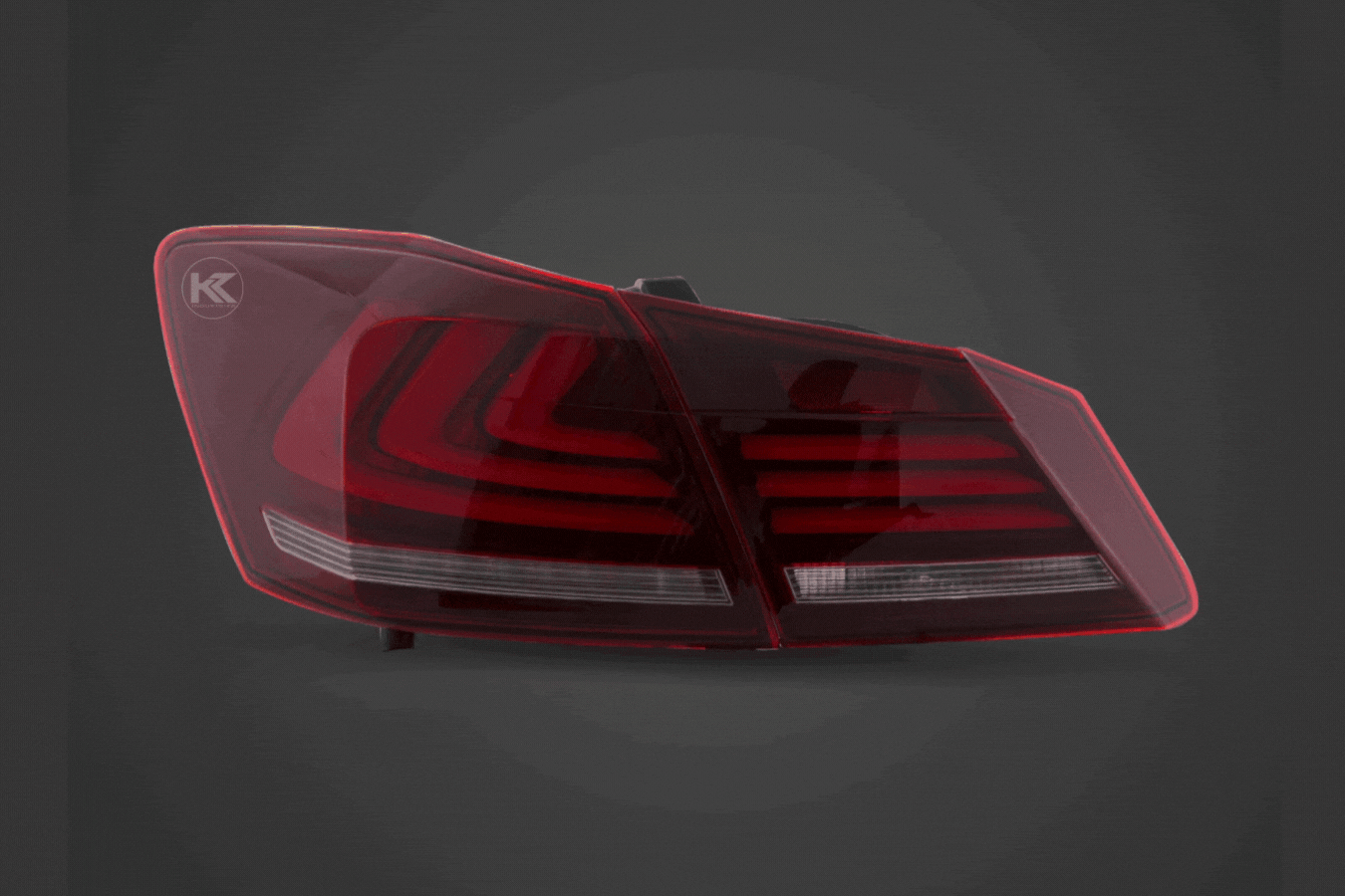 Honda Accord 9th Gen -Red,Red Smoked, Full Smoke- LED Tail Lights Upgrade (2013-2015)