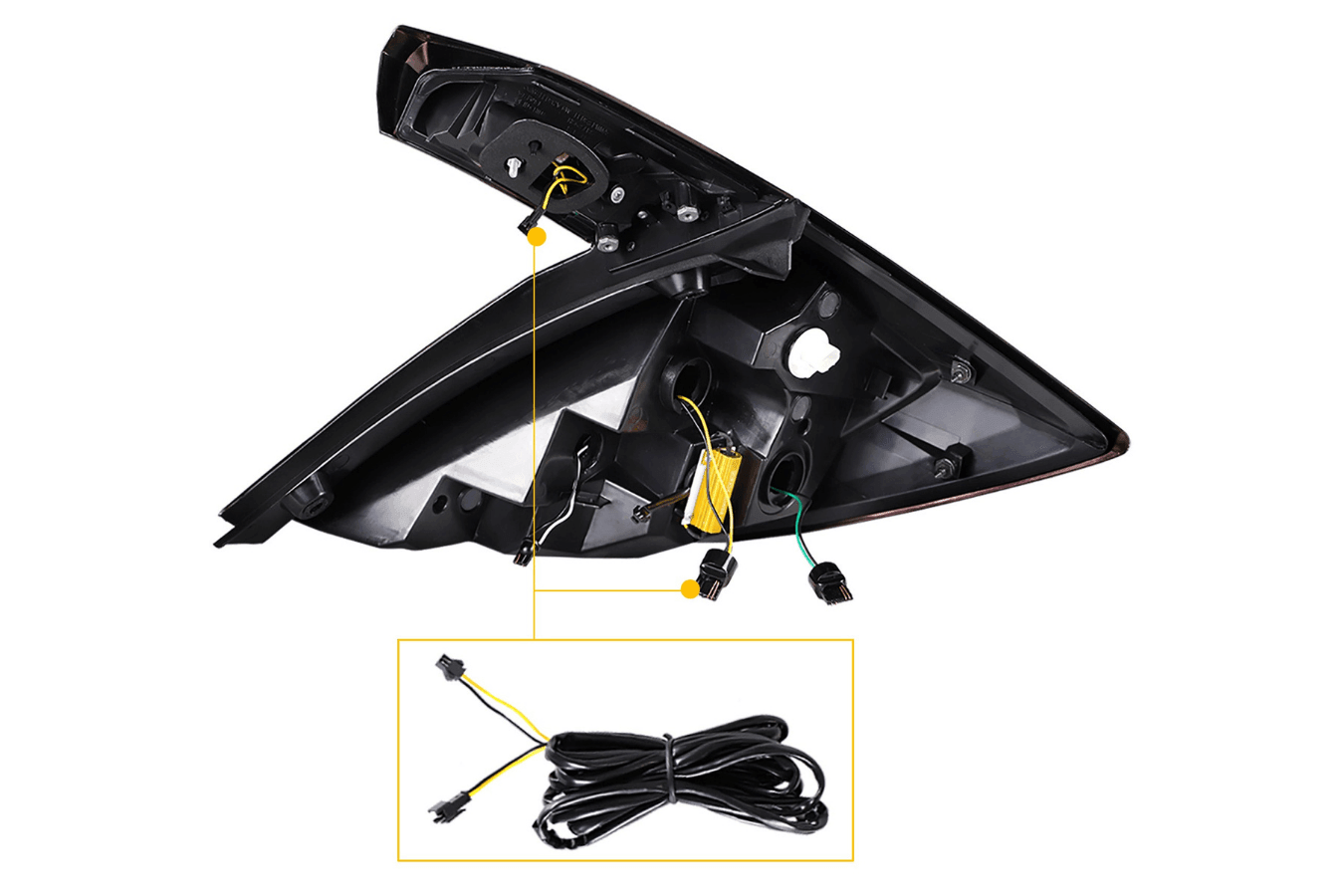 Honda Civic 10th Gen Hatchback and Type R Smoked Style LED Tail Lights Upgrade (2016-2021)