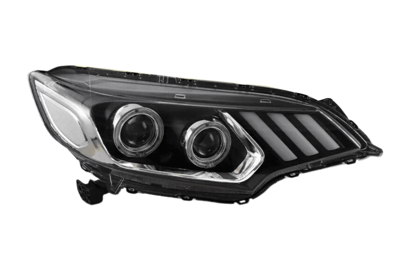 Honda Fit/Jazz 3rd Gen(GK/GH/GP) Black Demon Eyes Dual Beam Projector [Mustang Style] Headlights (2015 - 2020)