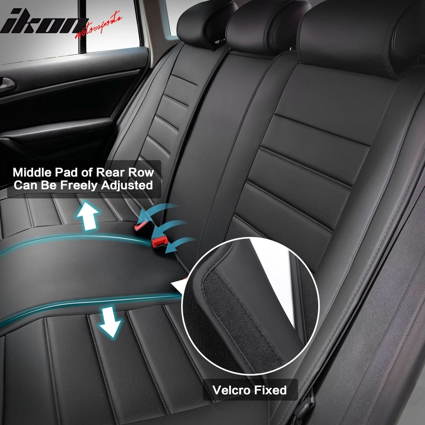 Universal Fit PU Leather Car Seat Covers Cushion Protector - 04 Style