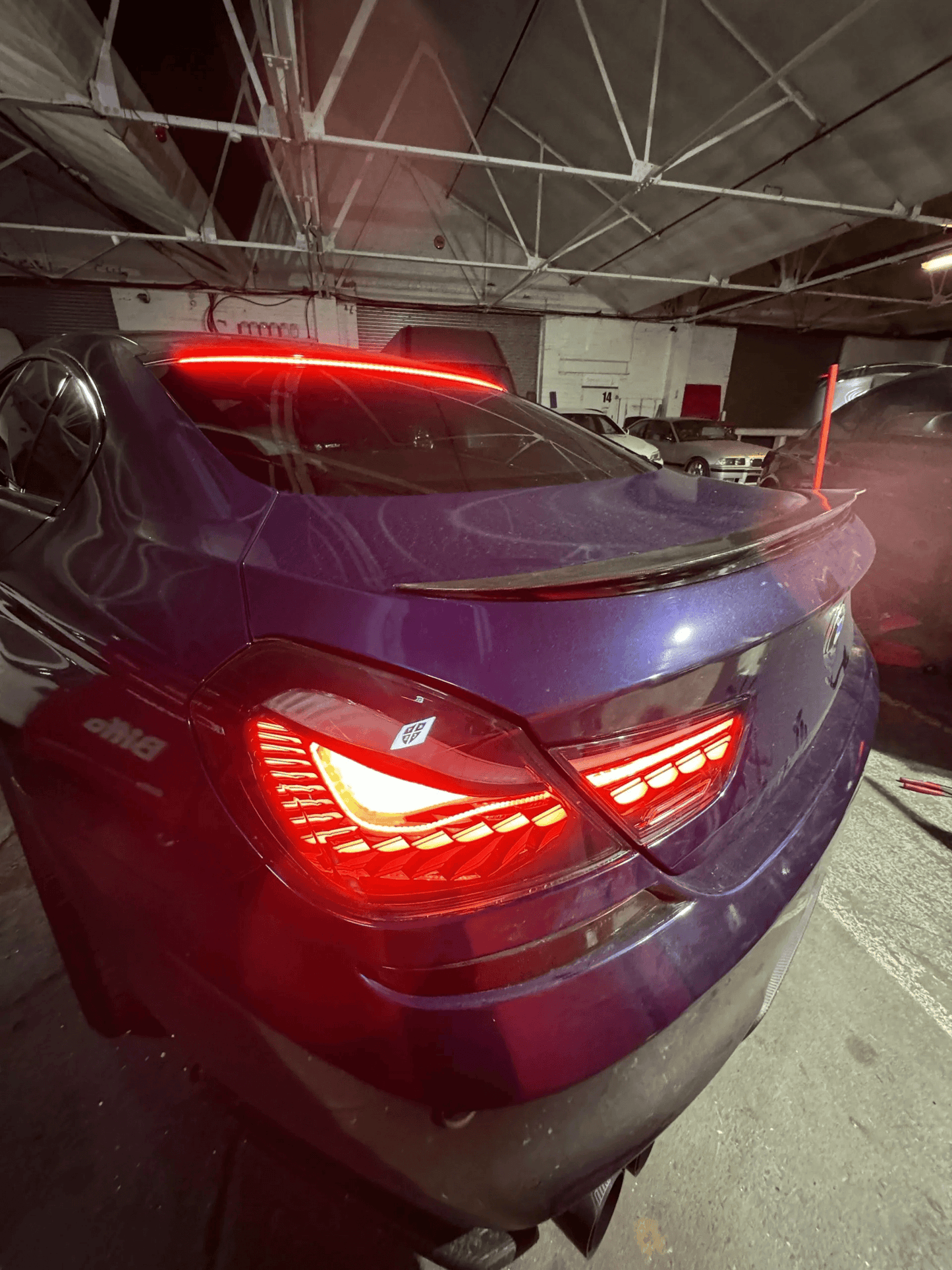BMW 6 Series F12 F13 F06 Smoke and Red GTS OLED Style Taillights (2011-2018)