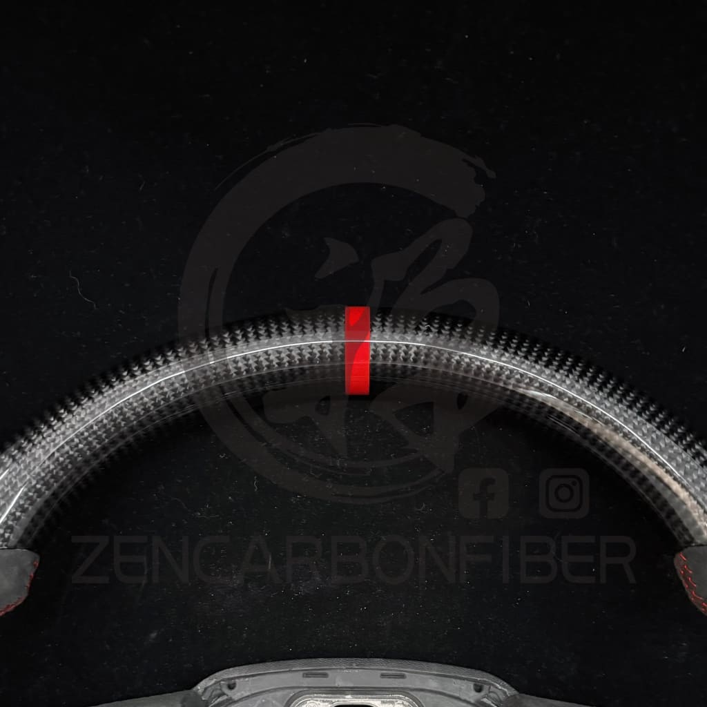 IN STOCK - 2021-2025 Audi B9.5 A/S/RS 4/5 S/RS Q7/8 Carbon Fiber Steering Wheel