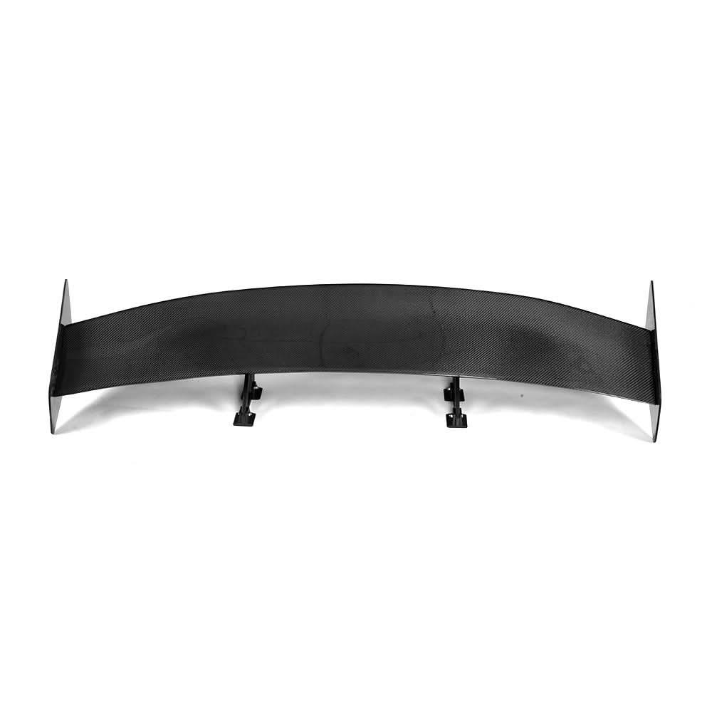 Universal 57-Inch Carbon Fiber GT Wing Spoiler – Adjustable Rear Trunk Mount