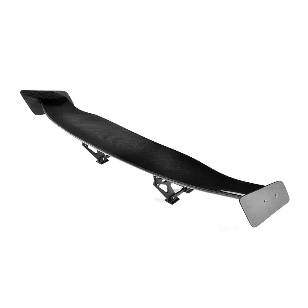 Universal 57-Inch Carbon Fiber GT Wing Spoiler – Adjustable Rear Trunk Mount