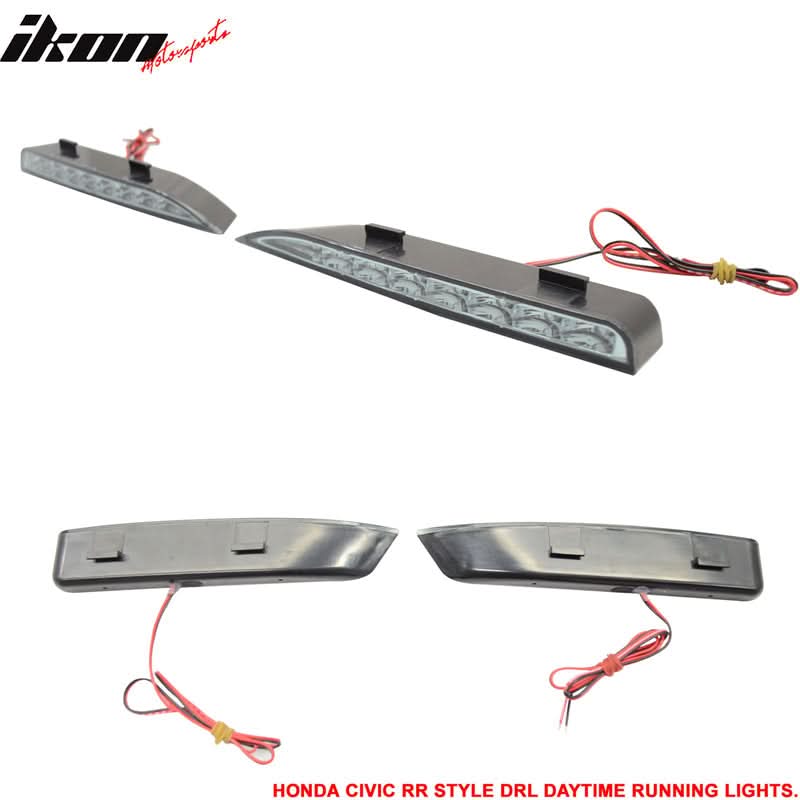 2006-2015 Honda Civic RR DRL Daytime Running Lamp Signal Lights FD 2PC