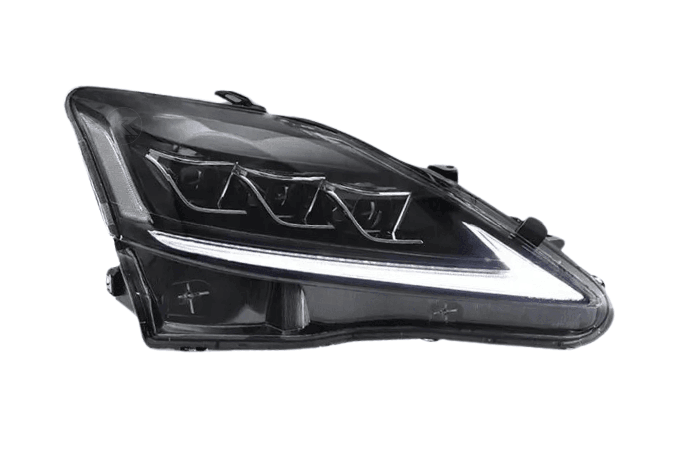 Lexus IS250/IS250C/IS350/IS220d & ISF(XE20) Black Matrix Projector Headlights (2006-2014)