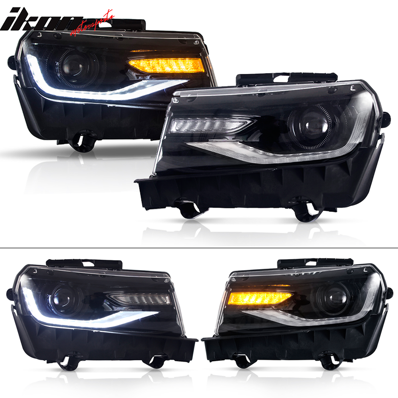 2014-2015 Chevy Camaro 1LE Style Front Bumper Cover w/ Headlights