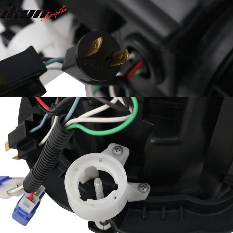 2002-2006Â Benz W463 G500 G55 Black Projector Headlight With LED Bulb