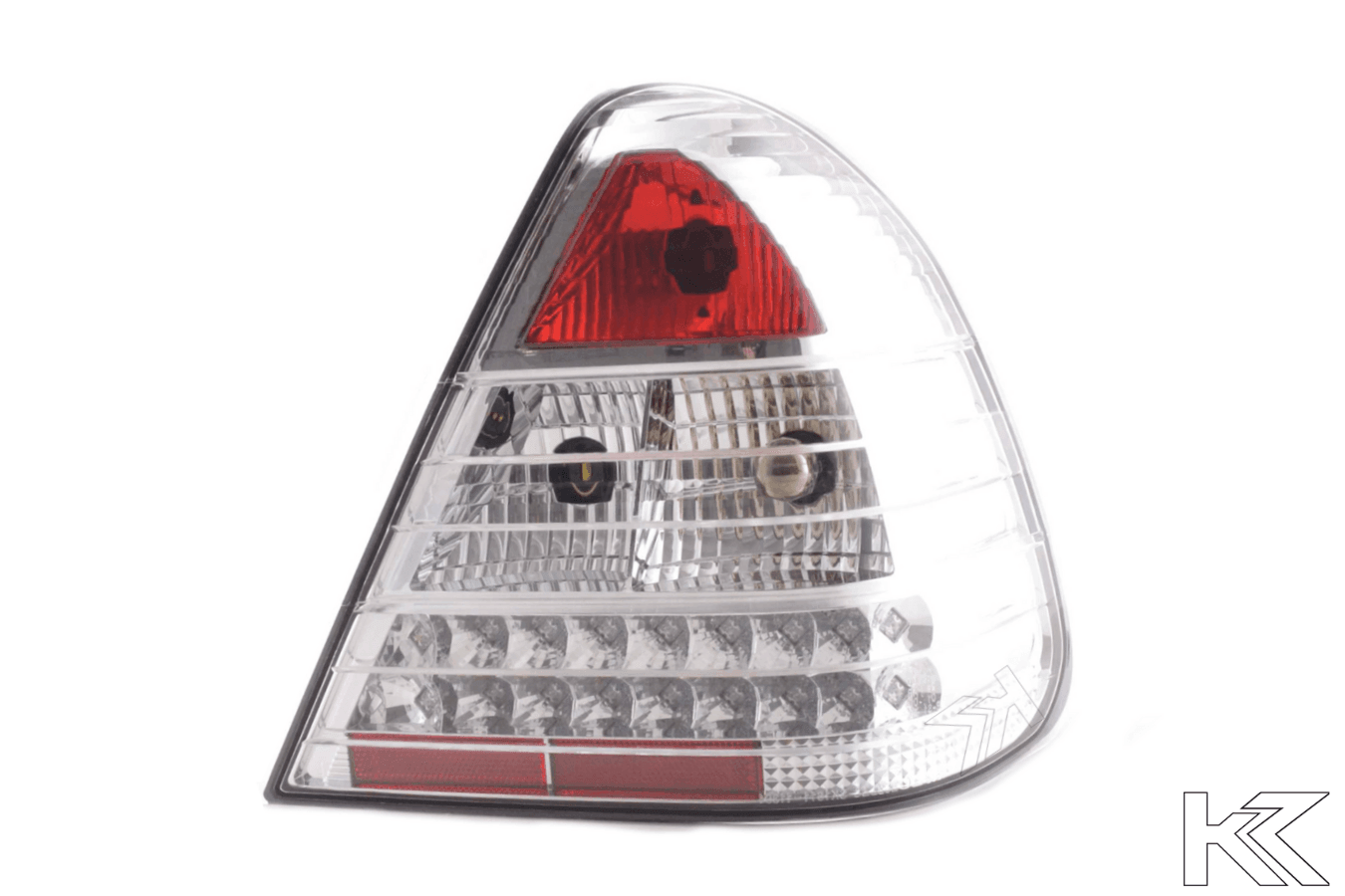 Mercedes Benz C-Class (202) Chrome Clear LED Taillights Set (1996-2000)
