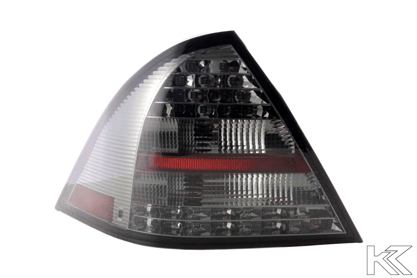 Mercedes Benz C-Class (203) Sedan Chrome Smoke LED Taillights Set (2005-2007)