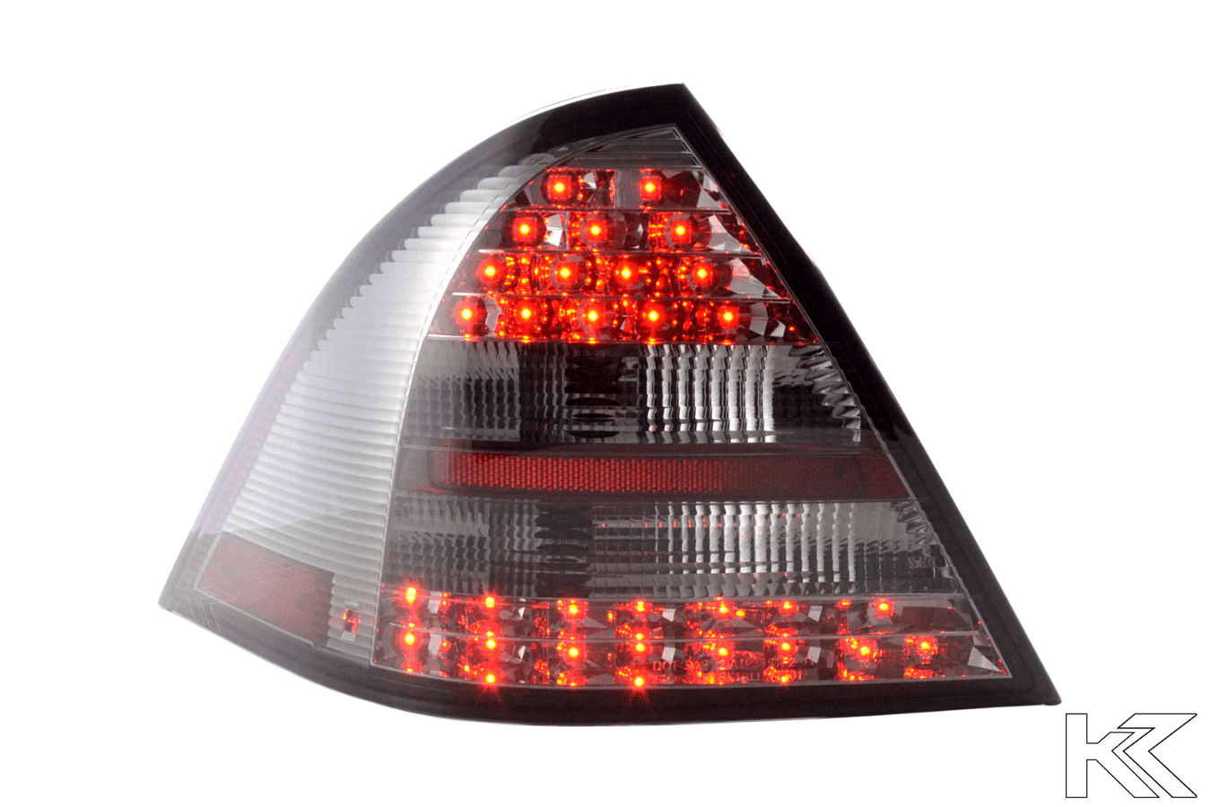 Mercedes Benz C-Class (203) Sedan Chrome Smoke LED Taillights Set (2005-2007)