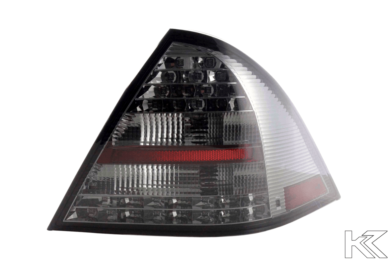 Mercedes Benz C-Class (203) Sedan Chrome Smoke LED Taillights Set (2005-2007)