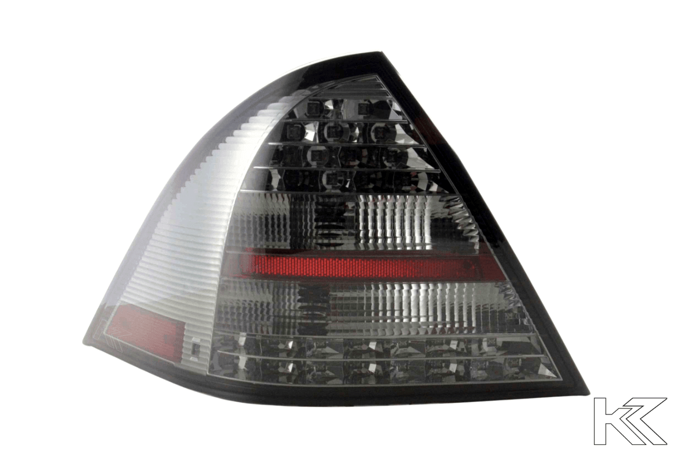 Mercedes Benz C-Class (203) Sedan Chrome Smoked LED Taillights Set (2001-2004)