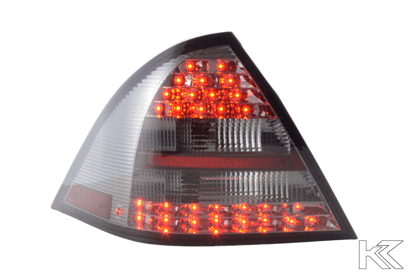 Mercedes Benz C-Class (203) Sedan Chrome Smoked LED Taillights Set (2001-2004)