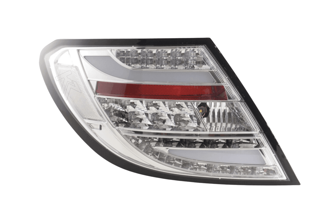 Mercedes Benz C-Class (204) Chrome Clear LED Taillights Set (2007-2011)