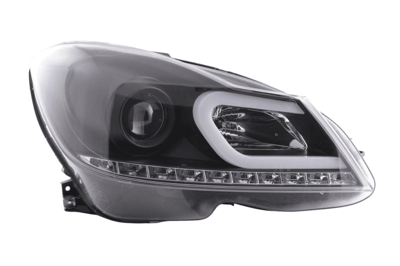 Mercedes-Benz C-Class W204 Black LED Headlights (2011-2014)