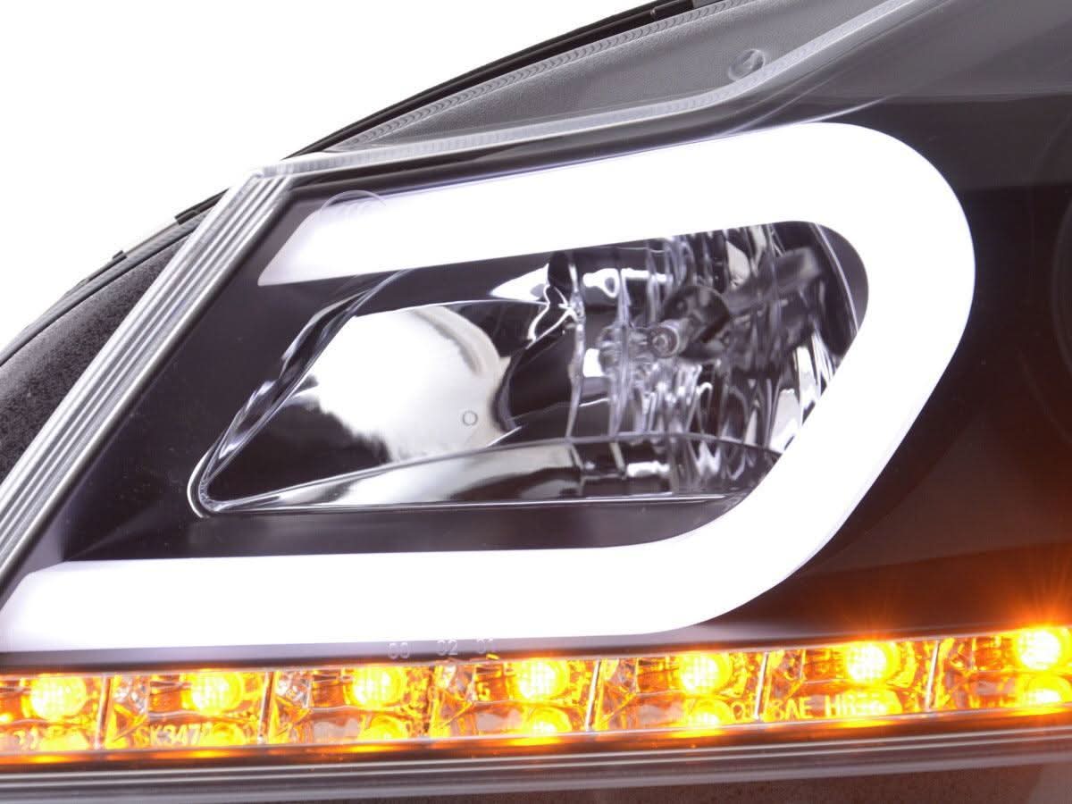 Mercedes-Benz C-Class W204 Black LED Headlights (2011-2014)