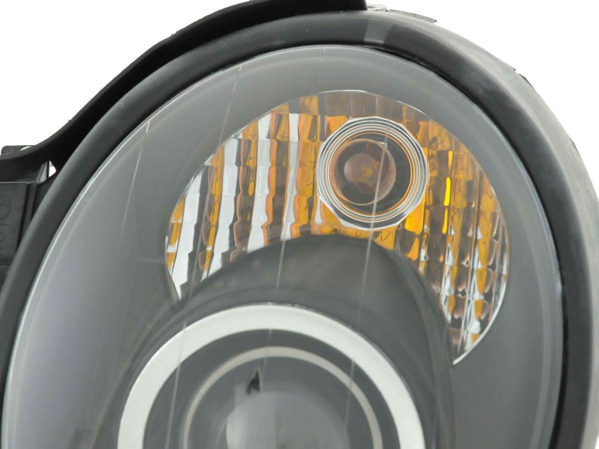 Mercedes Benz CLK (208) Black Headlight Set  (1998-2002)