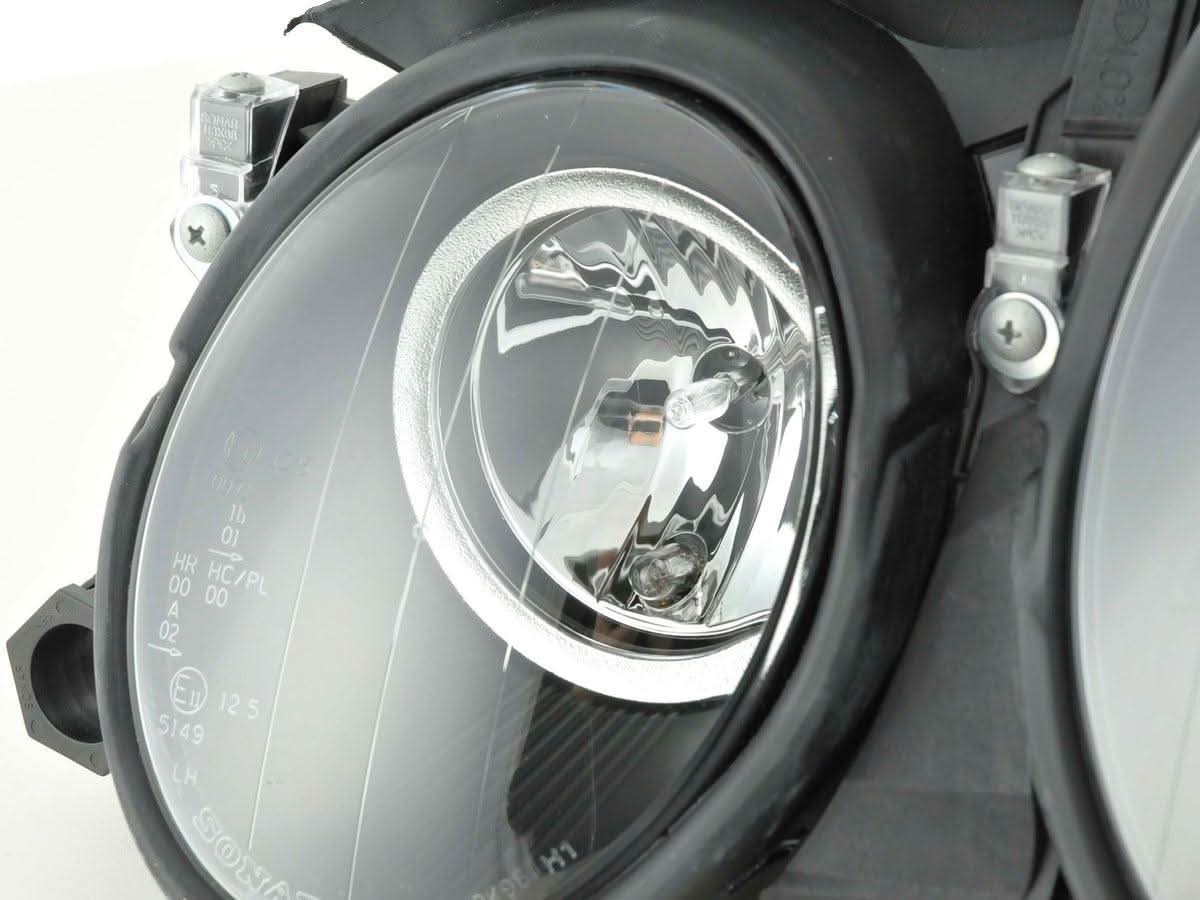Mercedes Benz CLK (208) Black Headlight Set  (1998-2002)