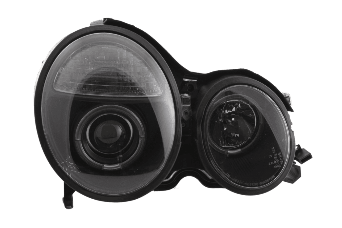 Mercedes Benz E-Class (210) Black Angel Eye Headlights (1999-2001)