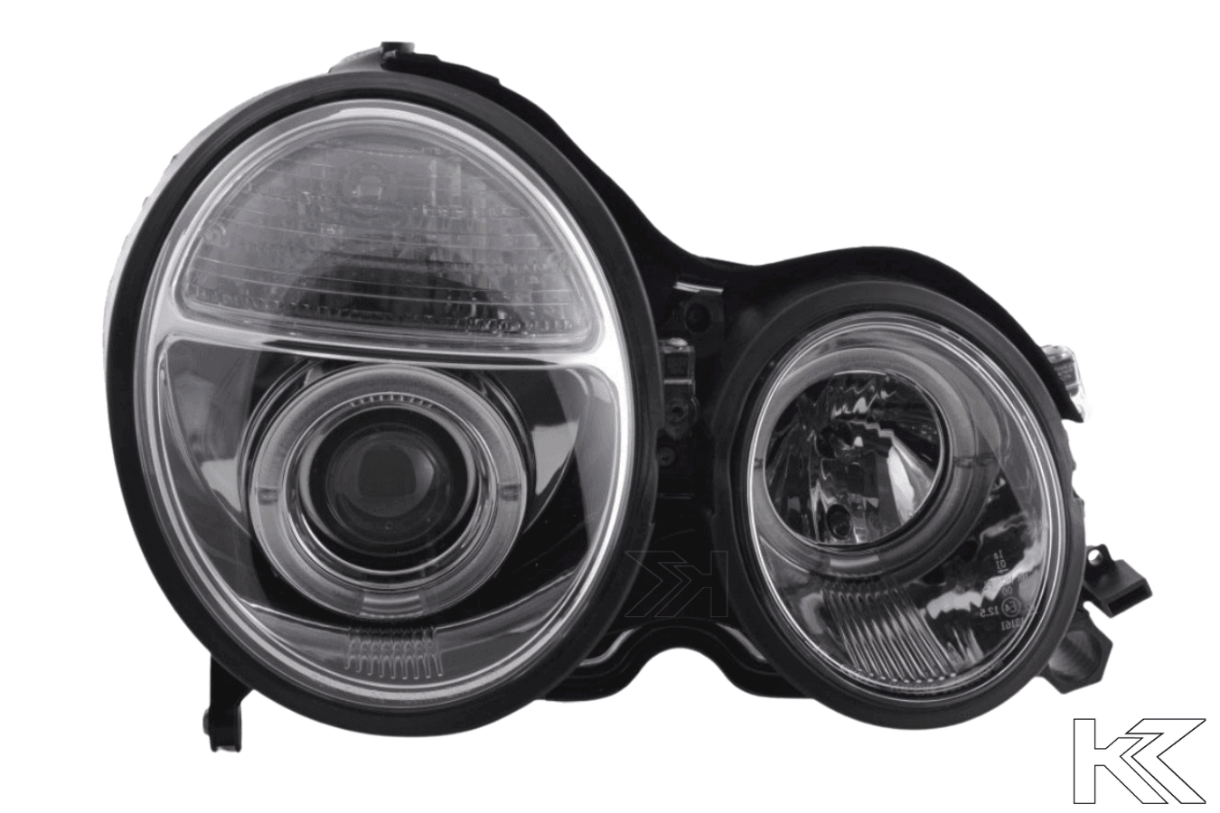 Mercedes Benz E-Class (210) Chrome Angel Eye Headlights (1999-2001)