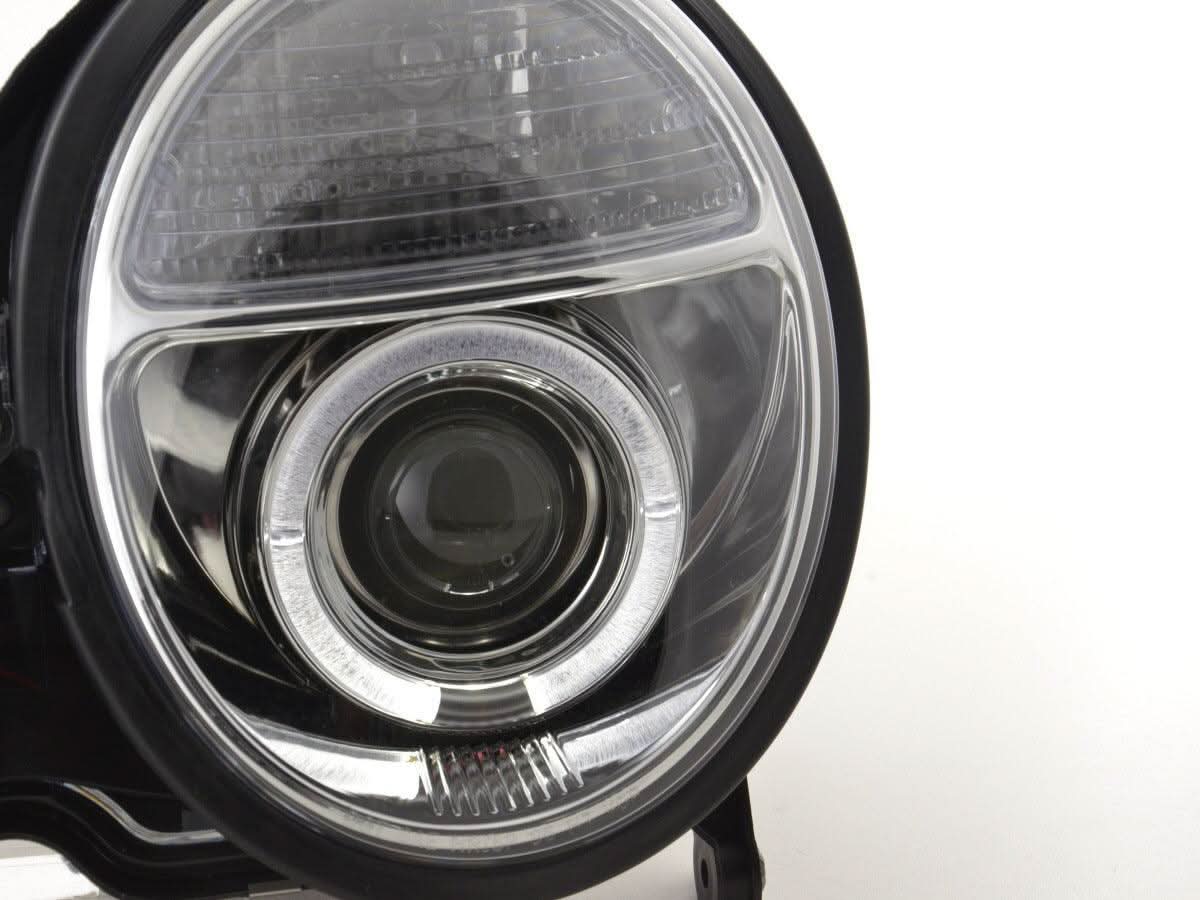 Mercedes Benz E-Class (210) Chrome Angel Eye Headlights (1999-2001)