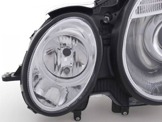 Mercedes Benz E-Class (211) Chrome Headlight Set (2006-2008)